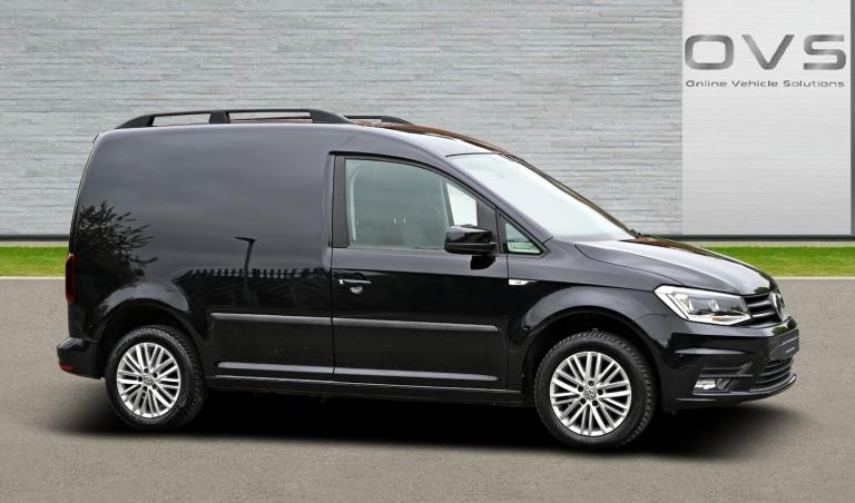 VW VOLKSWAGEN CADDY C20 HIGHLINE 2.0 TDI DIESEL DSG/AUTO SWB VAN 2020 [20] BLACK