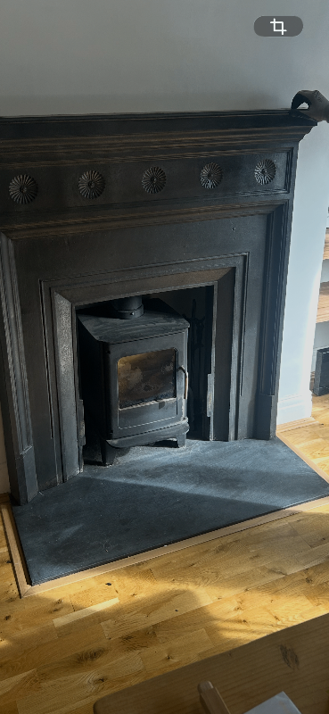 Slate hearth 