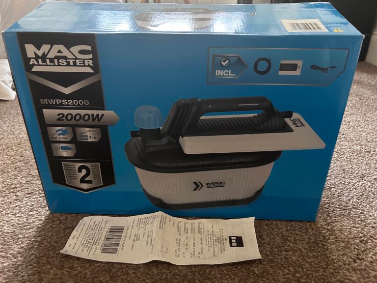 Mac Allister 240V 2000W 4L Wallpaper stripper MWPS2000 - excellent condition