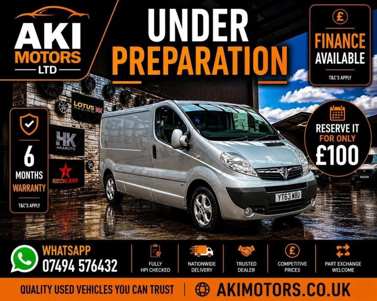 VAUXHALL VIVARO 2.0 2900 CDTi Sportive FWD L3 4dr 2013