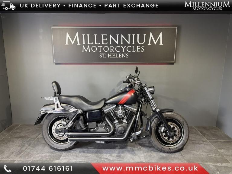 2014 HARLEY DAVIDSON FAT BOB FXDF 103 CUSTOM CRUISER WITH VANCE AND HINES