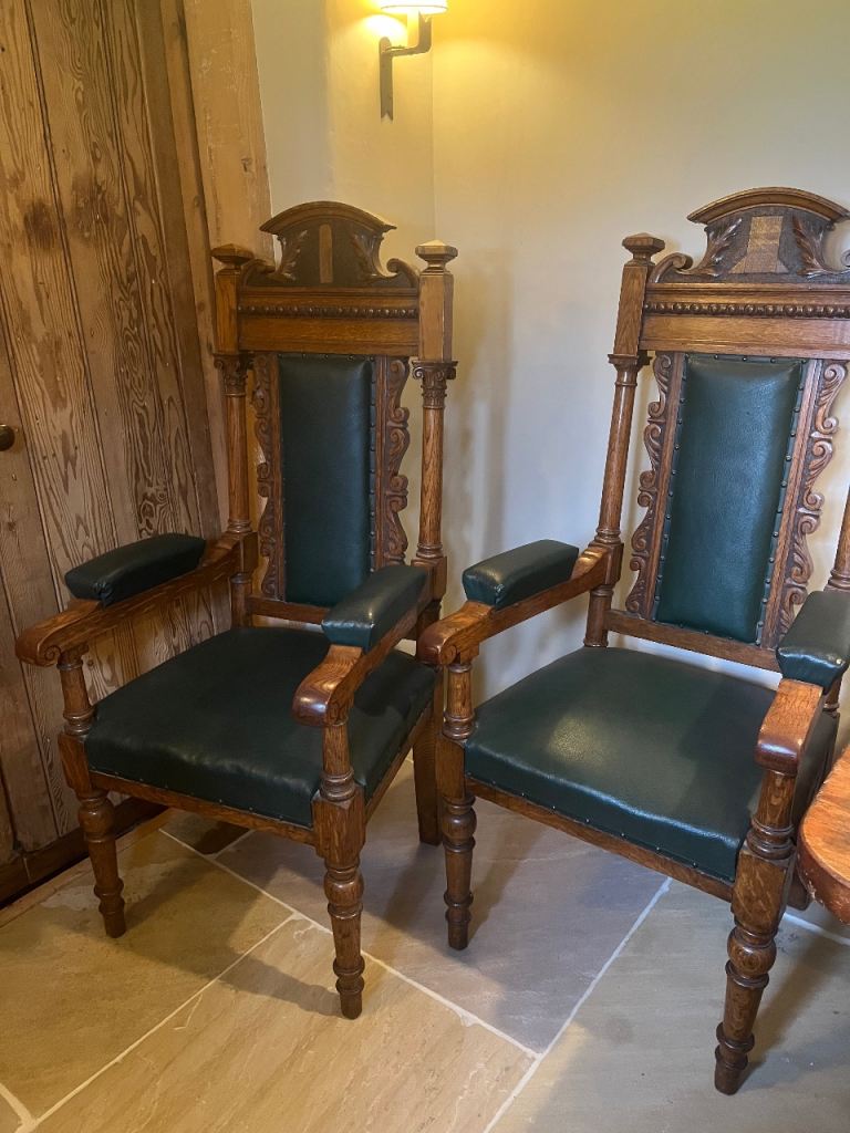 Masonic throne chairs 