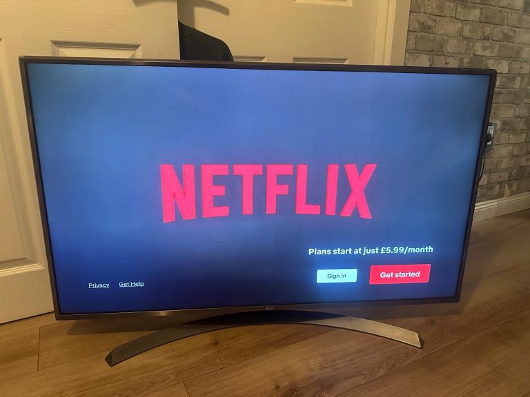 50” LG Smart 4K TV