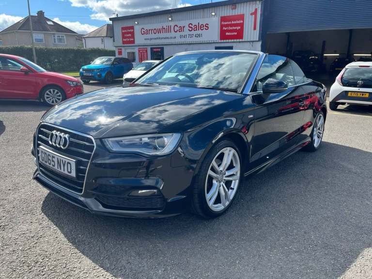2015 Audi A3 2.0 TDI S Line 2dr [Nav] CONVERTIBLE Diesel Manual