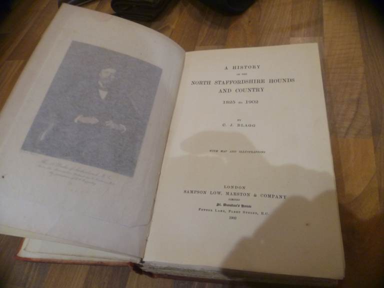 north staffordshire Hounds And country 1825 1902 cj blagg London 