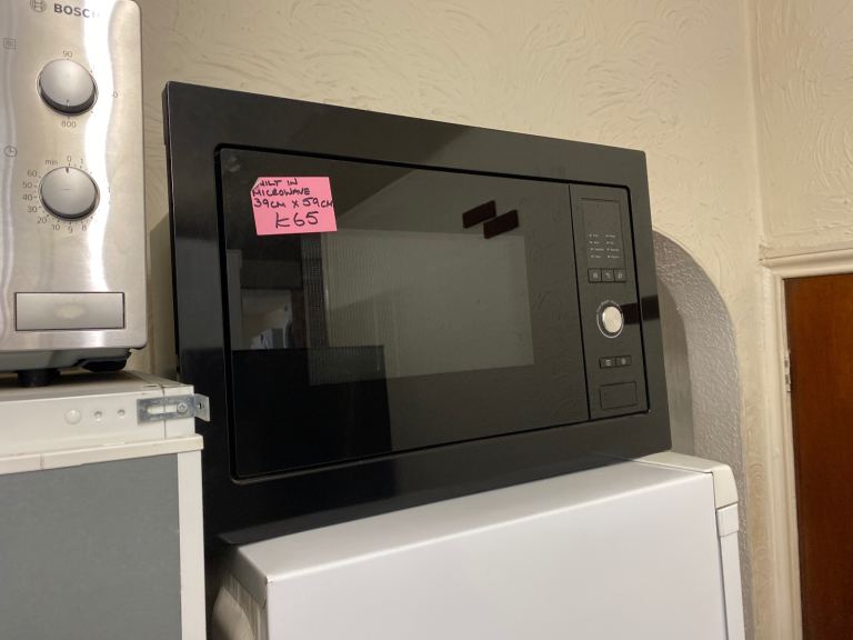 ✅💨BLACK ELECTRIQ INTEGRATED MICROWAVE OVEN DELIVERY AVAILABLE