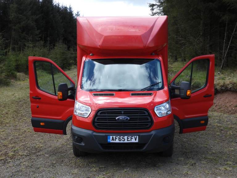 Ford Transit 350 LutonBox Van 2015 (15) 2,2 Tdci 125 RWD Manual. NO MOT.Batteries kept on Optimate.