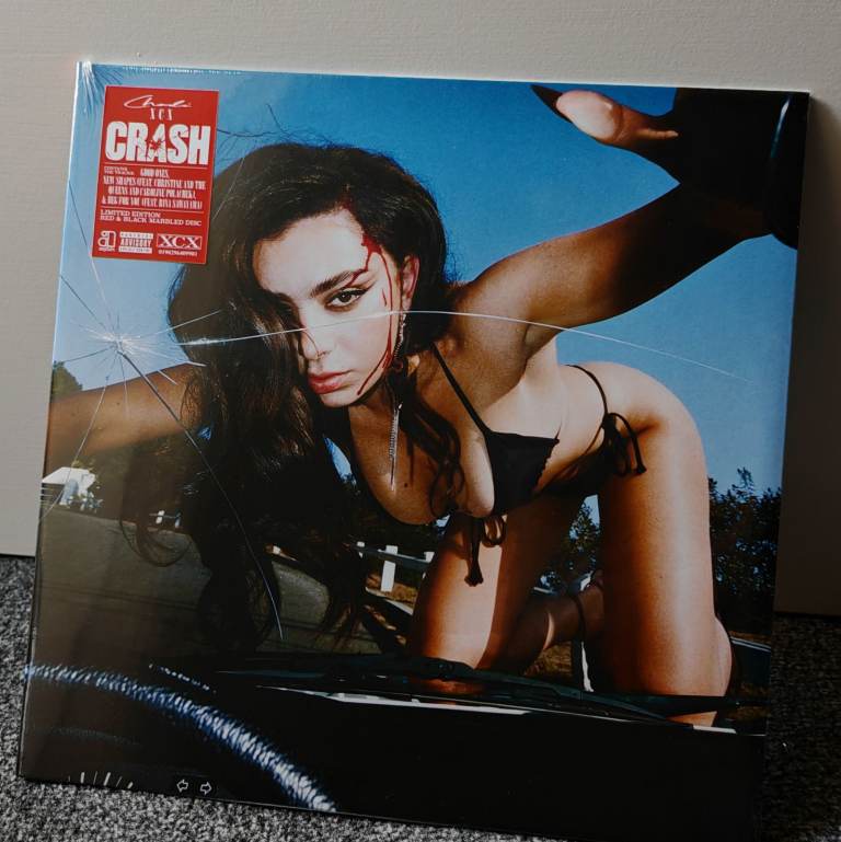 Charli XCX - Crash LP Red & Black Marbled Vinyl Limited Edition (Sealed)