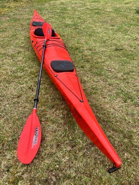 P&H Capella 166 Sea Kayak with Lendal Paddle and Equipment - Excellent Condition 