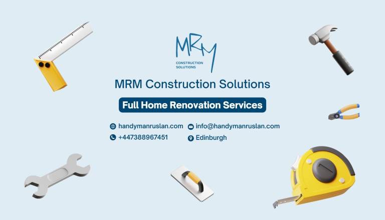 MRM Construction Solutions Ltd: Full Home Renovation Services in Edinburgh