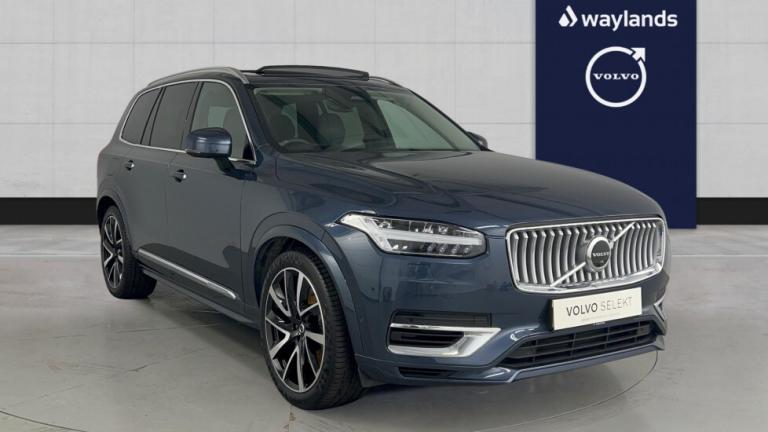 2023 Volvo XC90 Recharge Ultimate, T8 AWD plug-in hybrid, Electric/Petrol, Bright, 7 Seats Estate...