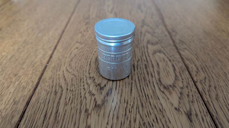 Perutz Aluminium Tub 35mm Film Canister