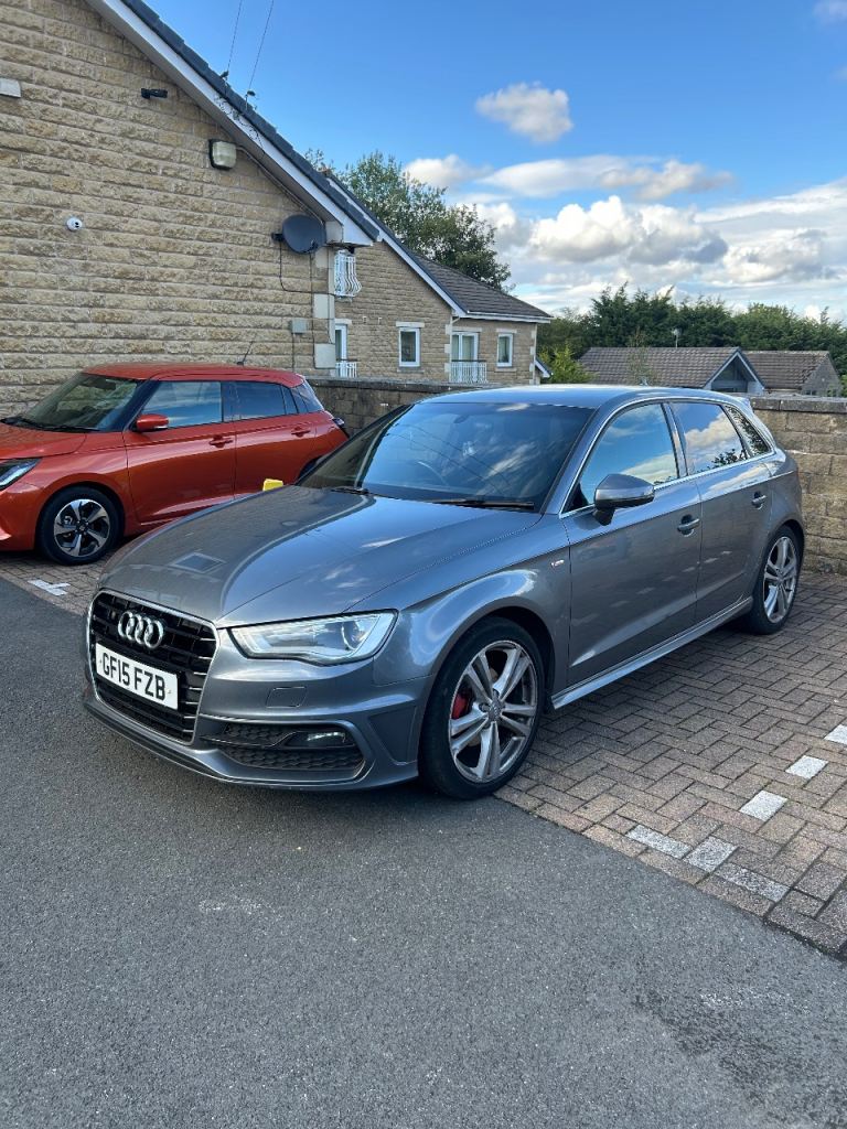2015 audi a3 S-line auto/dsg 2.0tdi 5door grey hpi clear x2 keys 
