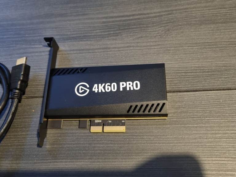 Elgato 4K60 Pro VIDEO Capture Card for pc console Streaming gaming recording via hdmi