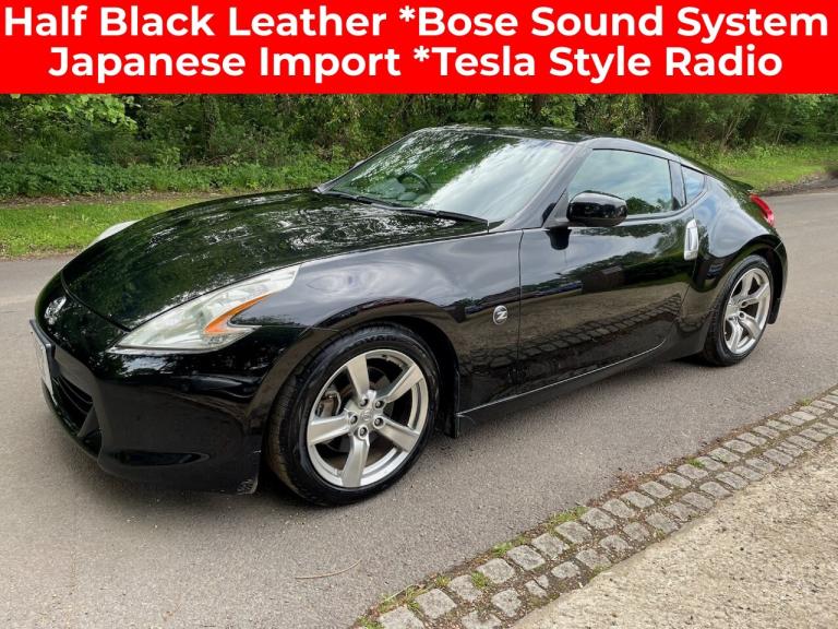 2009 Nissan 370 Z 3.7 V6 Petrol 3 Door Automatic Coupe In Black - JDM Import Coupe Petrol Automatic