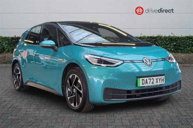  Volkswagen ID.3 Pro 58kWh Family Hatchback 5dr Electric Auto (145 ps) Hatchback Electric Automatic