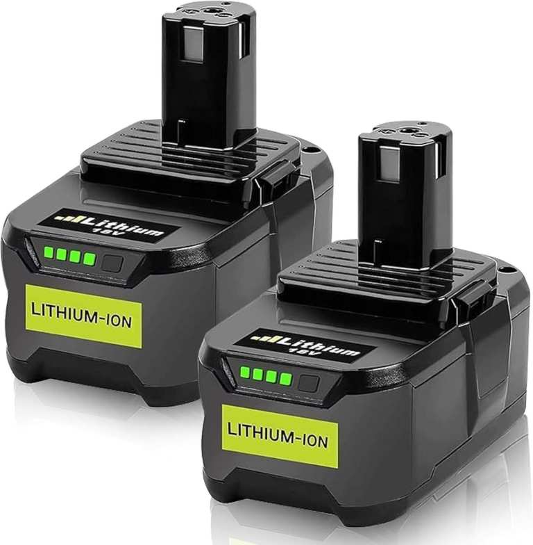 image for NEW 2x Ryobi 18V 5.0Ah Lithium Batteries P108 Compatible