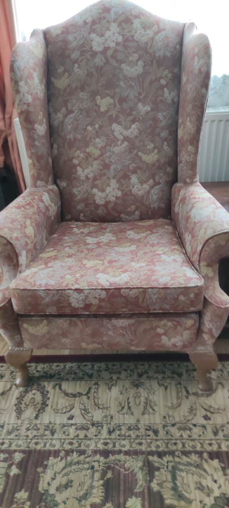 Chairs and foot stool