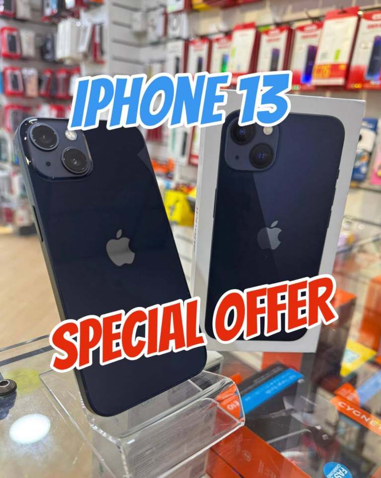 iPHONE 13 5G 128GB UNLOCKED MINT CONDITION WITH WARRANTY