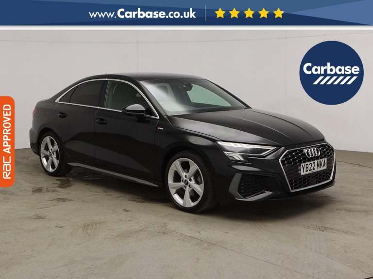 2022 Audi A3 1.0 TFSI 30 S line Saloon 4dr Petrol S Tronic Euro 6 (s/s) (110 ps) Saloon PETROL Au...
