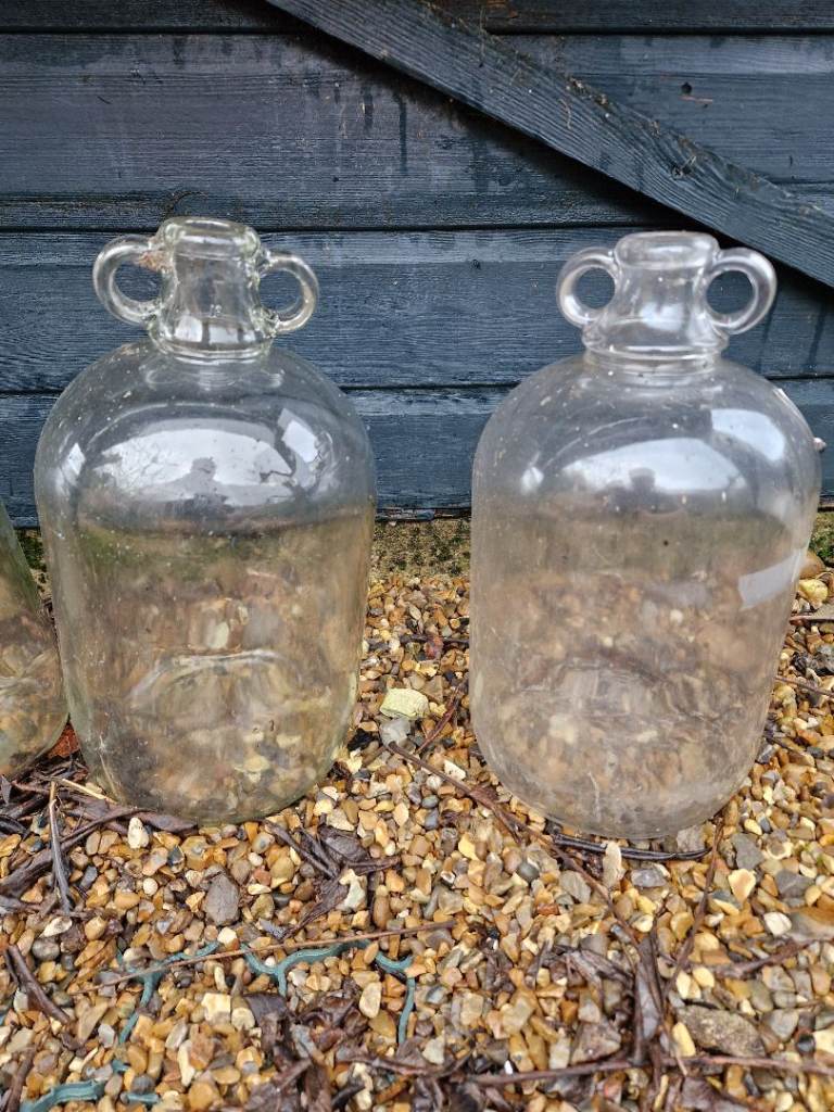Glass DemiJohn - 4.5 Litres (1 Gallon) - 2 Handle - Clear Glass - x7
