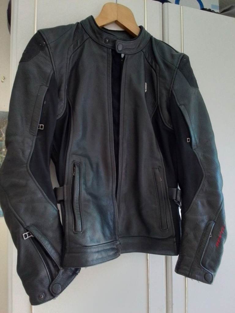 Ladies leather motorbike jacket and trousers