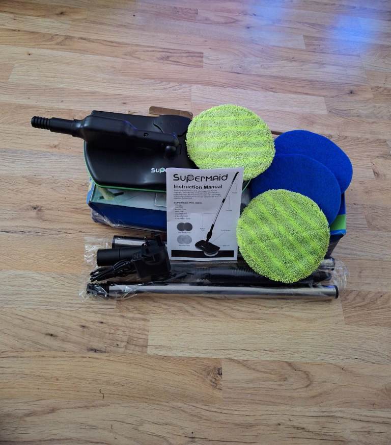 SuperMaid Electric Mop with Pad