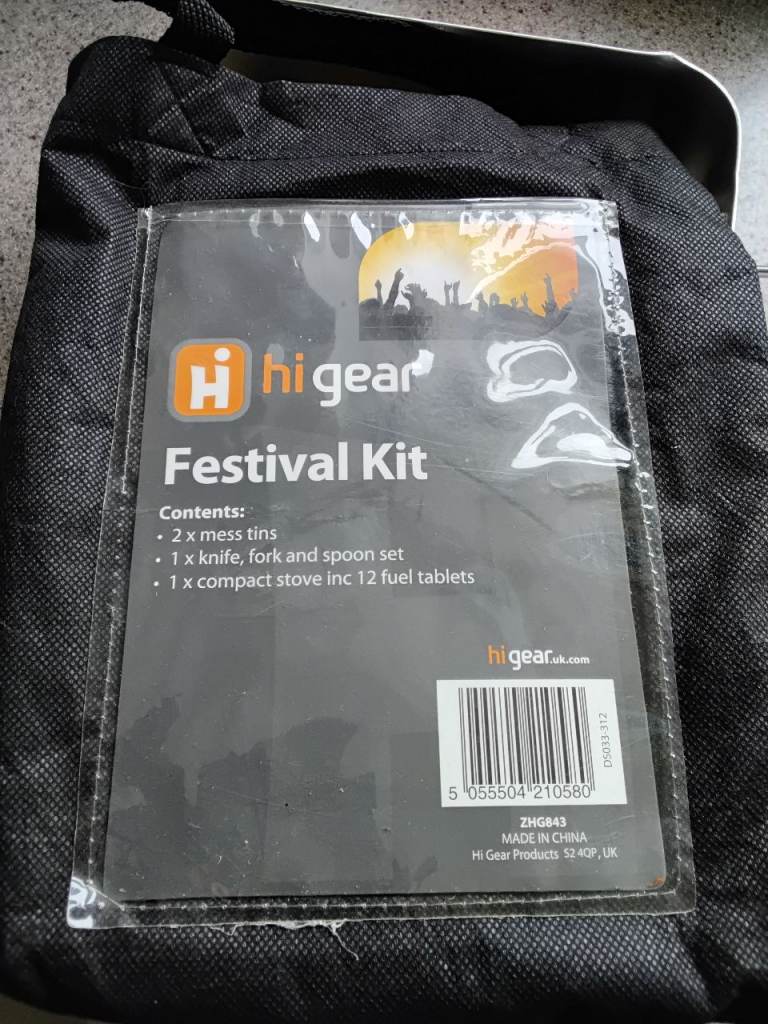 Hi Gear Festival kit in carry bag + 2 mugs ---  West London