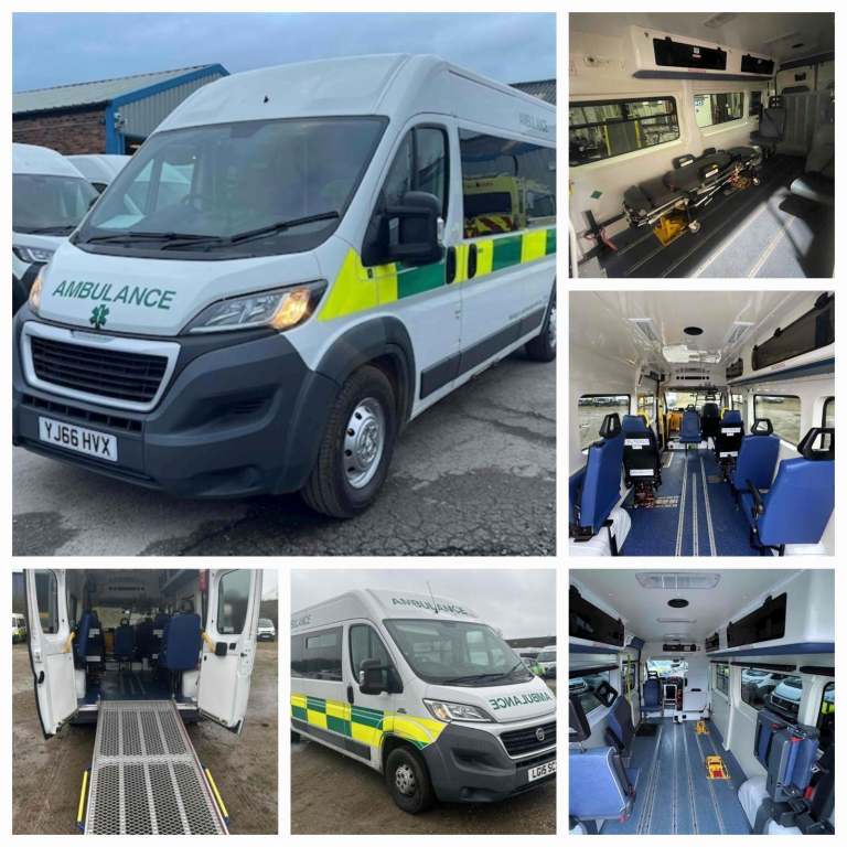 Boxer Citroen Ducato LWB Ambulance Wheelchair Access Taxi Choice Available 