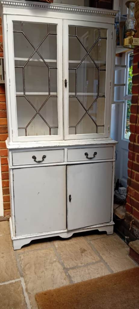 Solid sapele wood, kitchen pantry cupboard