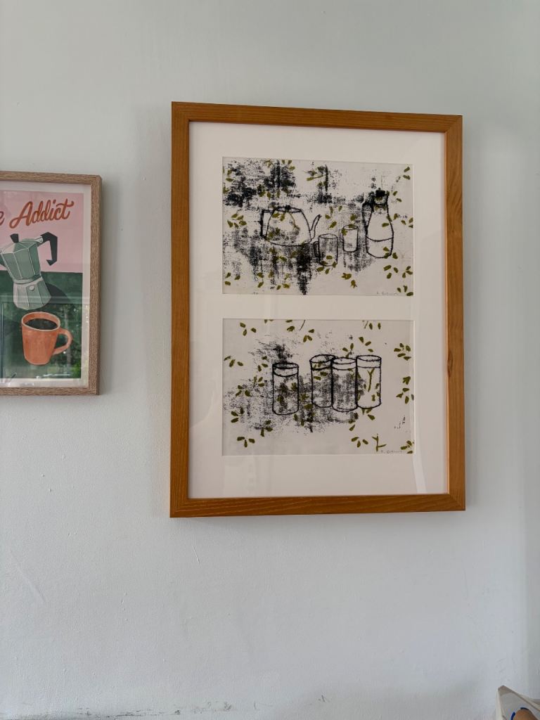 Framed Wall Art Print - Kitchen Theme, Good Condition