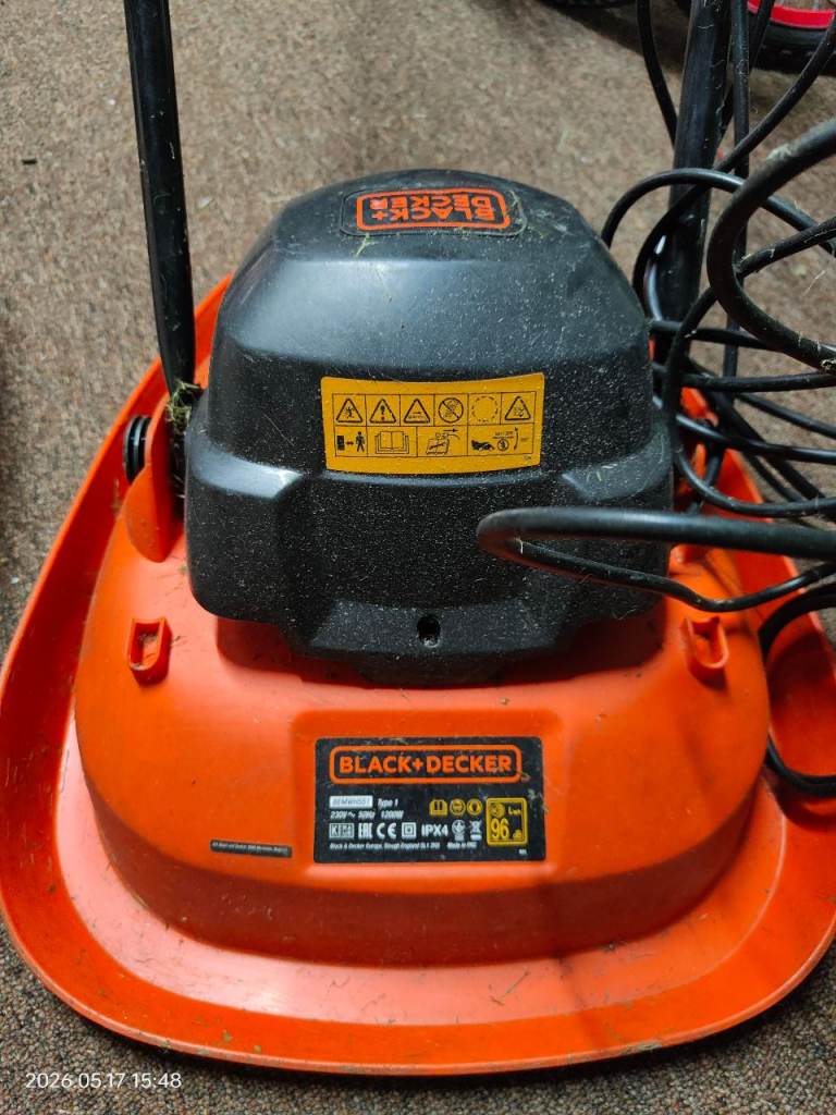 Black and Decker hover lawn mover used