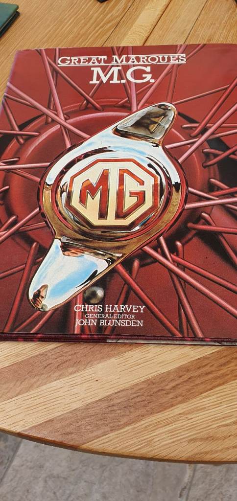 Mg car books for sale