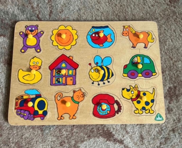 Childs first wooden puzzle 