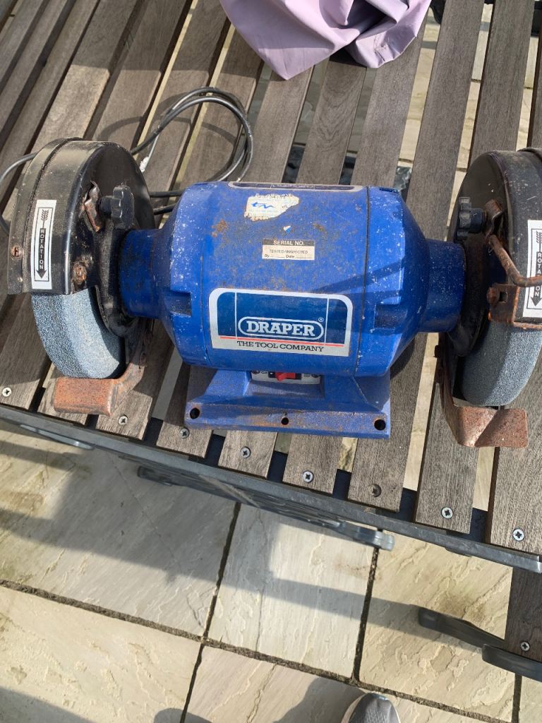Draper bench grinder