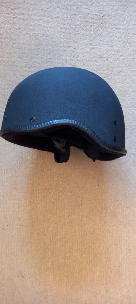 Charles Owen Childs Horse Riding Hat And Visor Cover In Pristine Condition