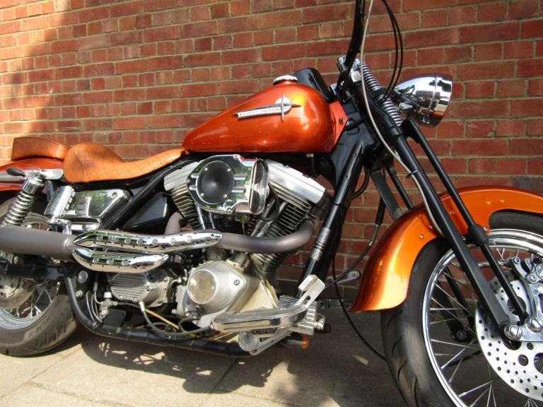 HARLY DAVIDSON FXR 1340 EVO WITH SPRINGER FRONT END **CUSTOM , AMAZING **