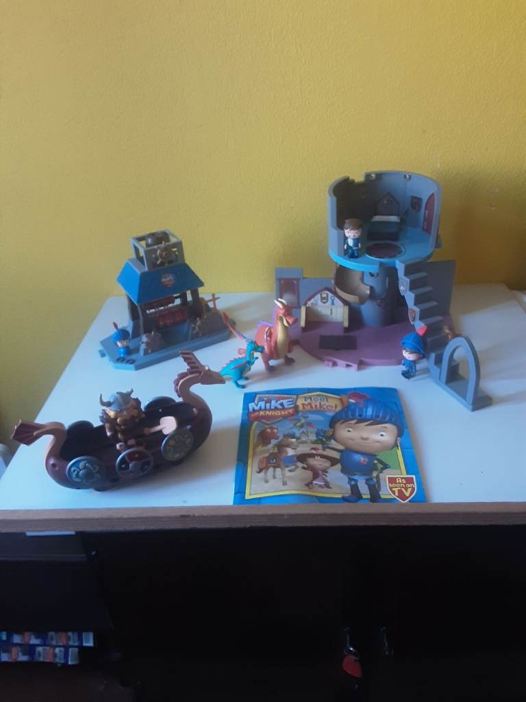 Mike the Knight  and all his accessories. 