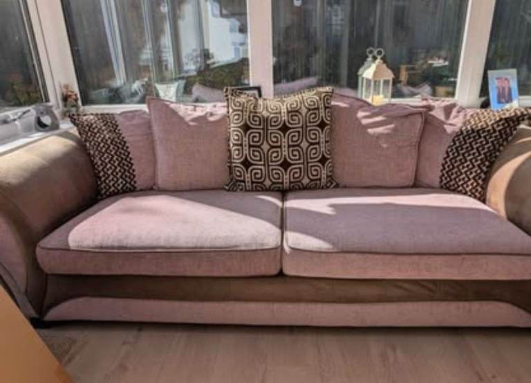 Large 4 seater sofa- very comfortable and good condition 