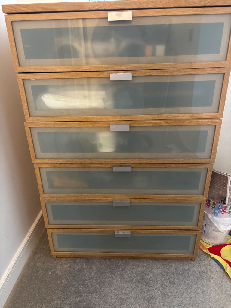 image for IKEA 6 DRAWERS CHEST 