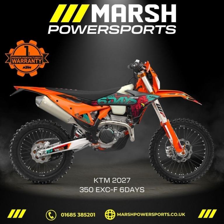 KTM 350 EXC-F 6DAYS 2027 - KTM Main Dealer - Reserve Now!