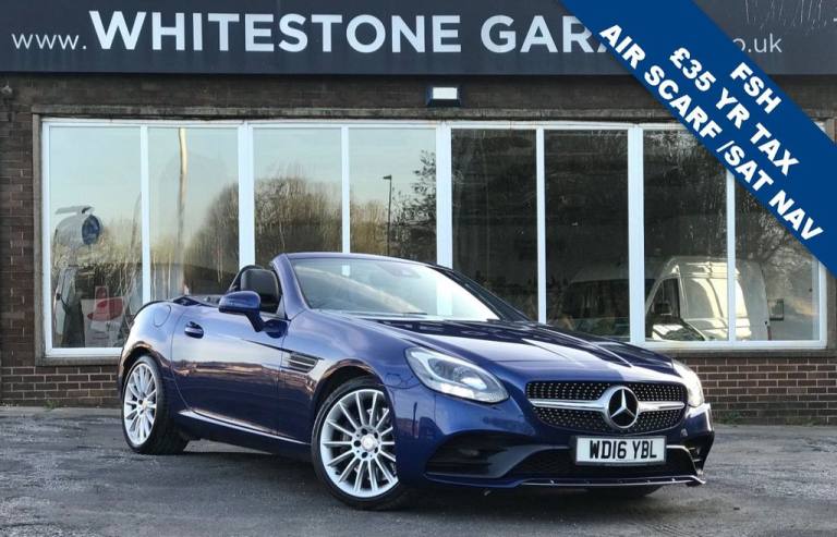 2016 16 MERCEDES-BENZ SLC 2.1 SLC250D AMG LINE CONVERTIBLE 2DR DIESEL G-TRONIC E