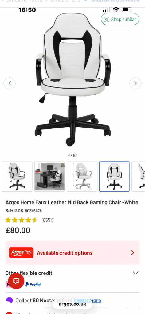 Gaming chair
