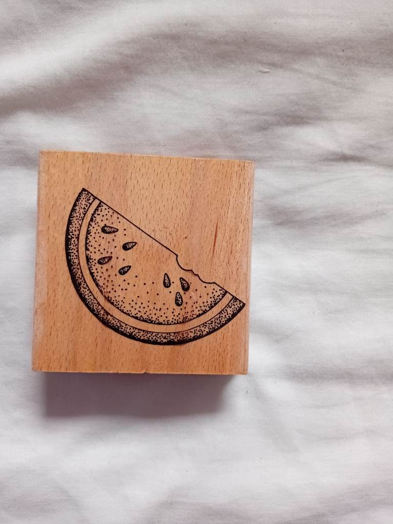 Crafting Wood Stamp  - Fruit