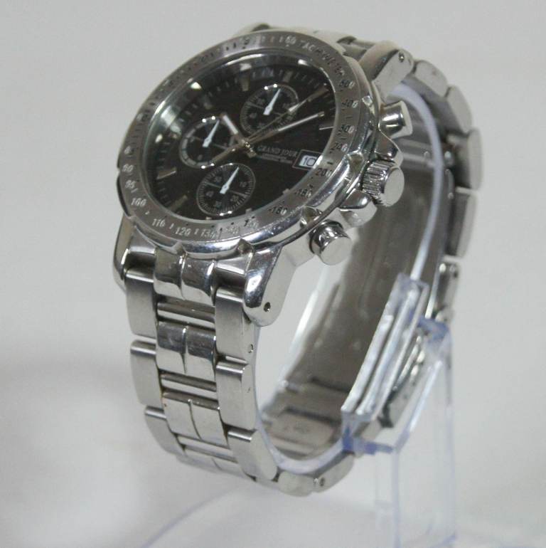 Working Gent's Grand Jour Limited Edition Chronograph Quartz Date Wristwatch