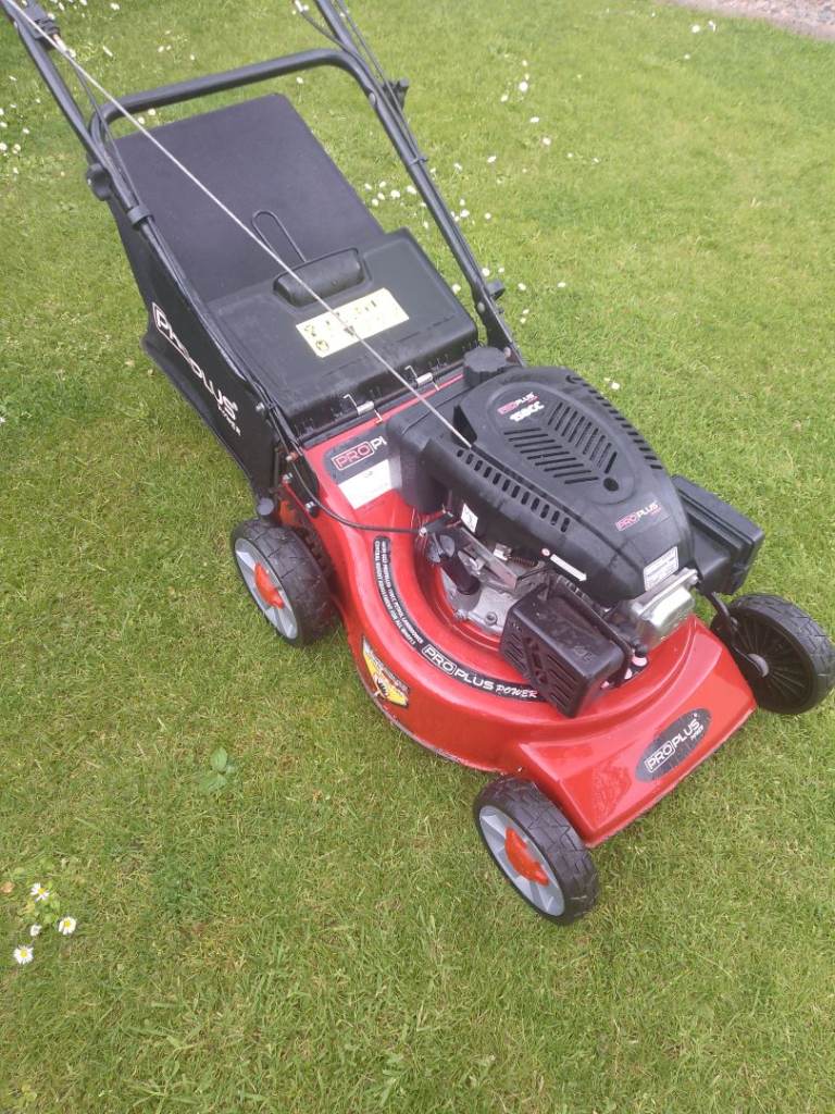 18" proplus self propelled petrol lawnmower 