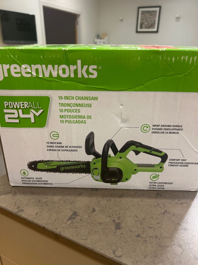 Greenworks 10 inch Chainsaw 24v 