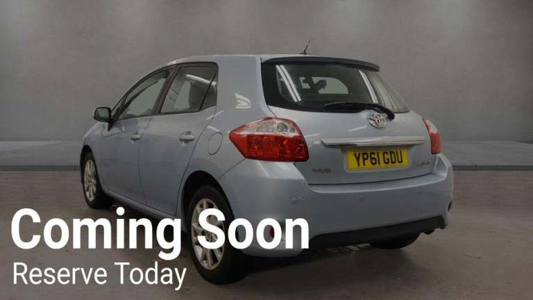 2011 Toyota Auris 1.6 V-Matic TR 5dr HATCHBACK PETROL Manual