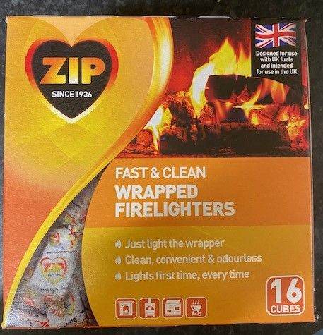 6 boxes of 16 firelighter cubes
