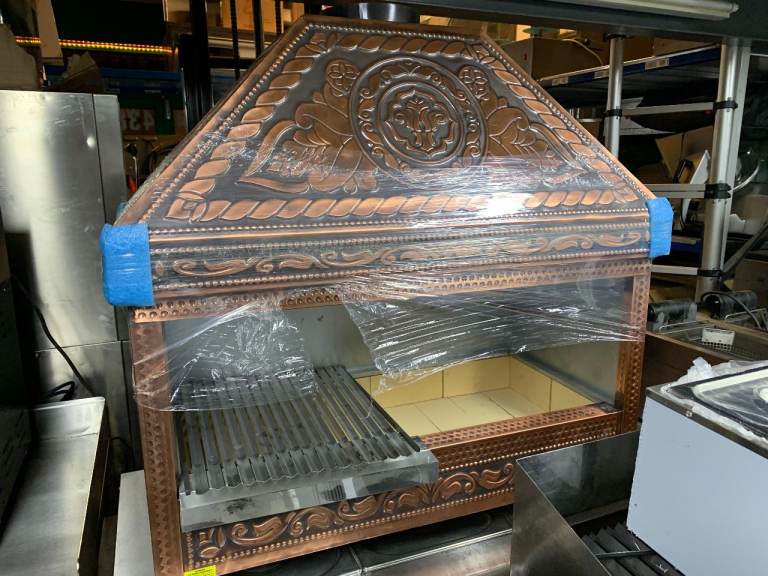 New Copper CHARCOAL Barbecue Grill  CATERING COMMERCIAL KITCHEN FAST FOOD RESTAURANT